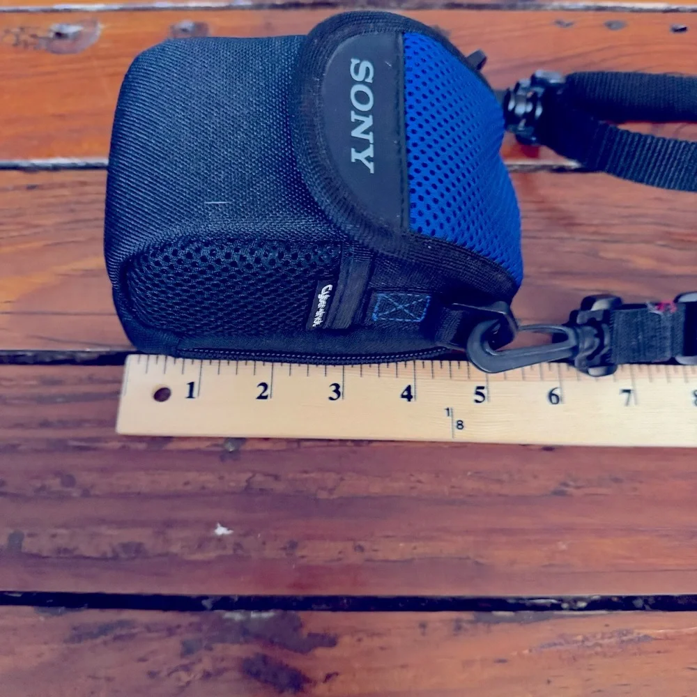 Sony Camera Case for Cyber Shot DSC Black & Blue